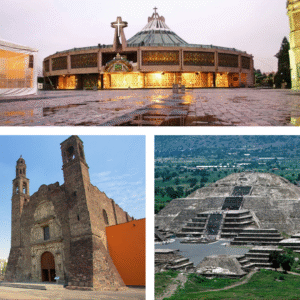 Tour Plaza de las Tres Culturas, Basílica de Guadalupe & Teotihuacán
